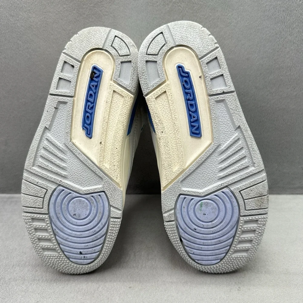 Nike Air Jordan 3 Retro (PS) Size 12C Shoes Lucky Shorts White / Blue Toddler
